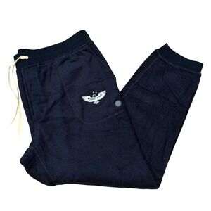 Outerknown Mens Joggers XXL Navy Blue Sunnyside Graphic Sweatpants NWT